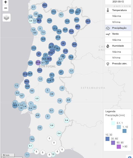 Previsão Semanal: 19 a 25 de Setembro