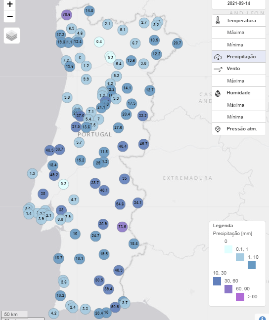 Previsão Semanal: 19 a 25 de Setembro
