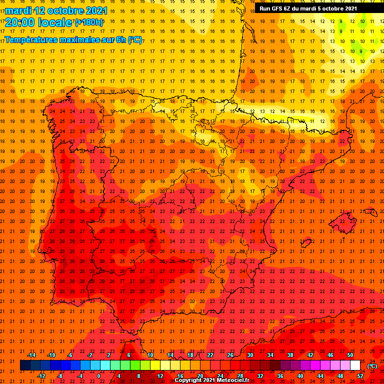 Tempo seco e quente nos próximos 10 dias - Outubro? Não parece... Tempo seco e quente nos próximos 10 dias - Outubro? Não parece...