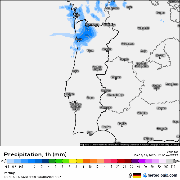 Previsão para Sexta, 31 de Março