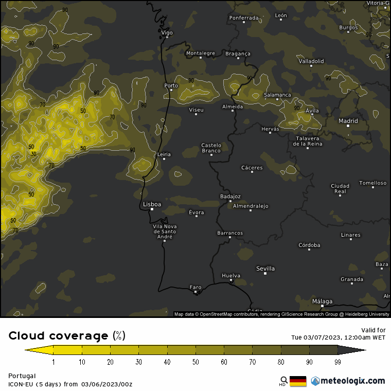 Previsão para Terça, 7 de Março Previsão para Terça, 7 de Março