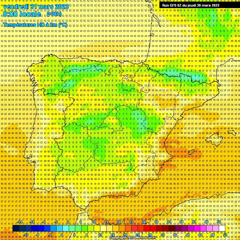 Previsão para Sexta, 31 de Março