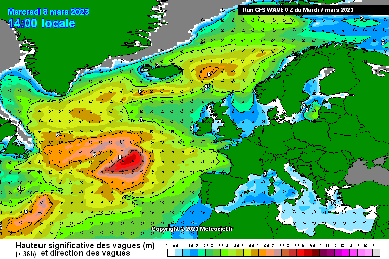 Previsão para Quarta, 8 de Março
