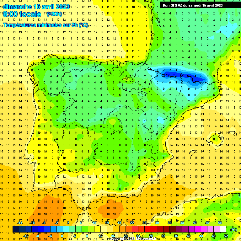 Previsão para Domingo, 16 de Março