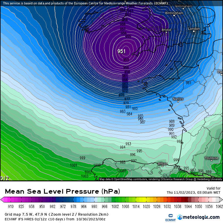 Duas tempestades fortes em 4 dias a "varrer" a Europa Ocidental - situação severa Duas tempestades fortes em 4 dias a "varrer" a Europa Ocidental - situação severa