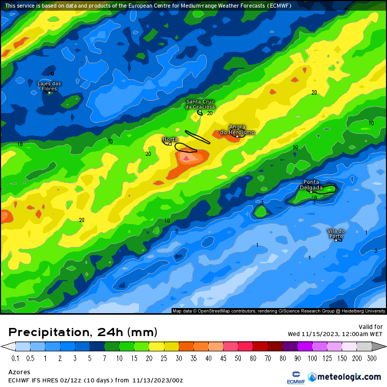Chuva Açores