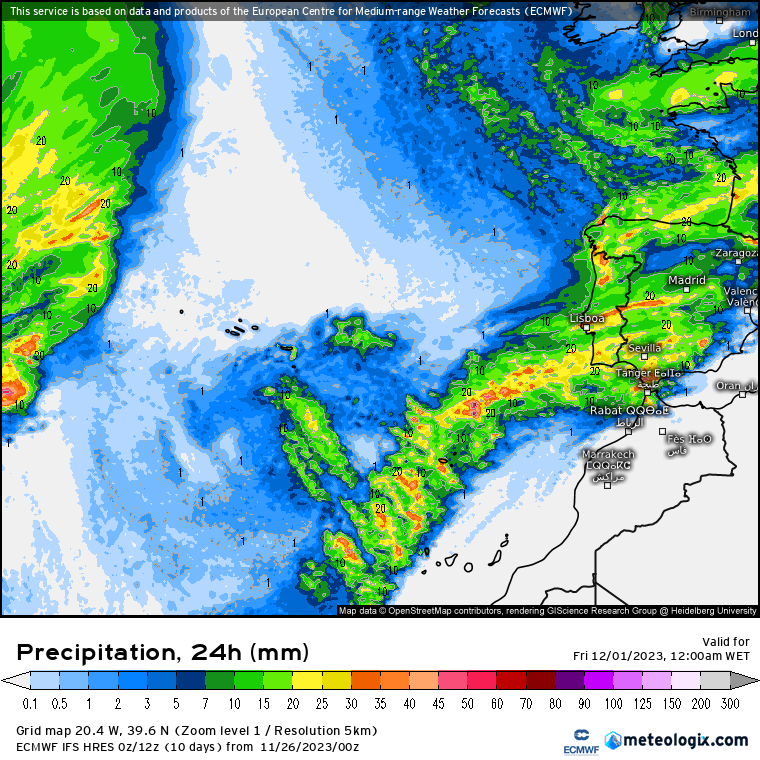 Vem aí chuva e algum vento - Mudança do tempo - Previsão Semanal 27 de Novembro a 3 de Dezembro Vem aí chuva e algum vento - Mudança do tempo - Previsão Semanal 27 de Novembro a 3 de Dezembro