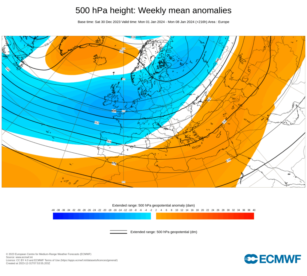 Chuva no Norte, mais seco a Sul