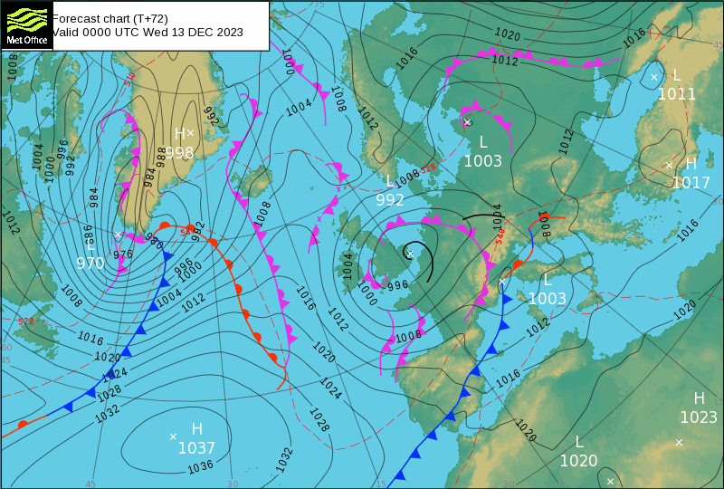 Análise Frontal MetOffice