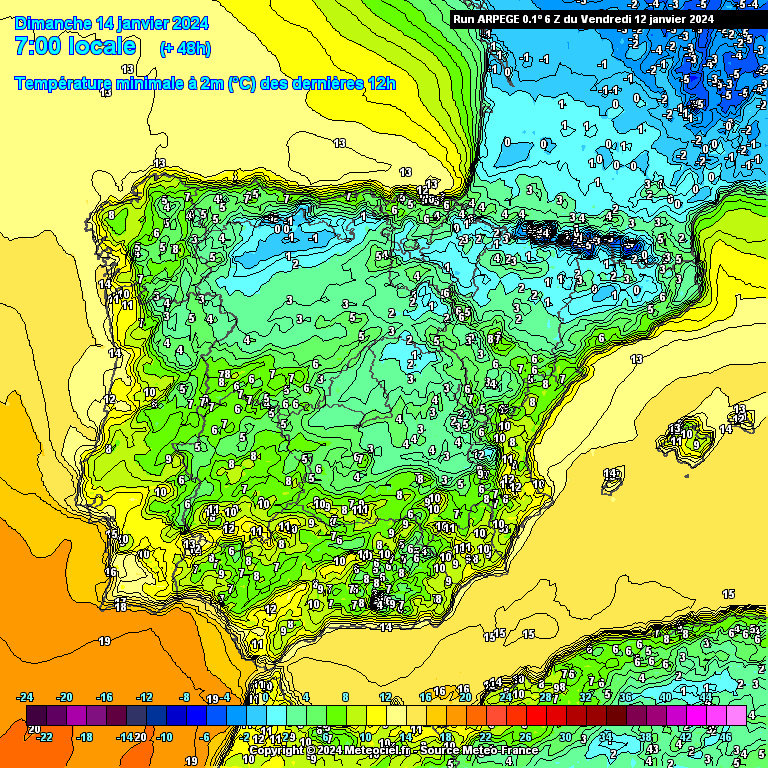Temperaturas mais elevadas Domingo