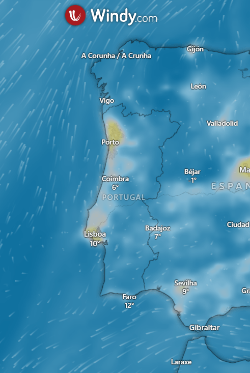 Fim-de-semana com sol, mas frio - até 56 graus negativos em pontos abrigados do Interior Fim-de-semana com sol, mas frio - até 56 graus negativos em pontos abrigados do Interior