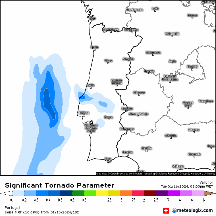 Possibilidade de tornados Terça e Quarta