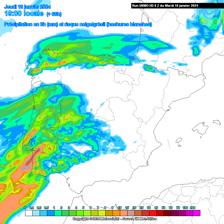 Depressão IRENE - Forte tempestade a partir do final da tarde desta Terça, dia 16 - Previsão Detalhada