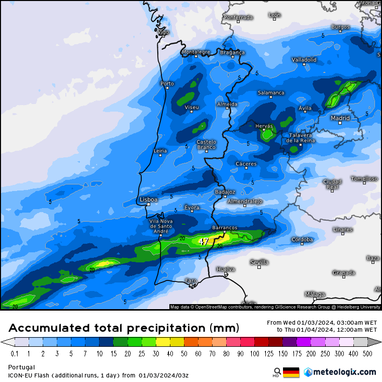 Depressão com chuva na região Sul