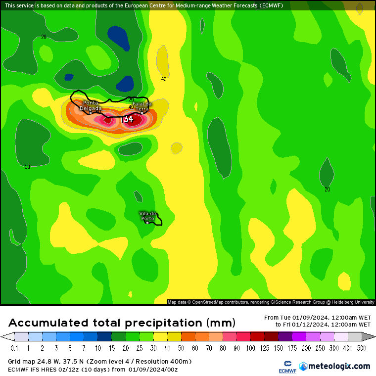 Tempestade "Hipolito" - Temporal nos Açores e evolução para Portugal Continental e Madeira - Dias 91011 de Janeiro