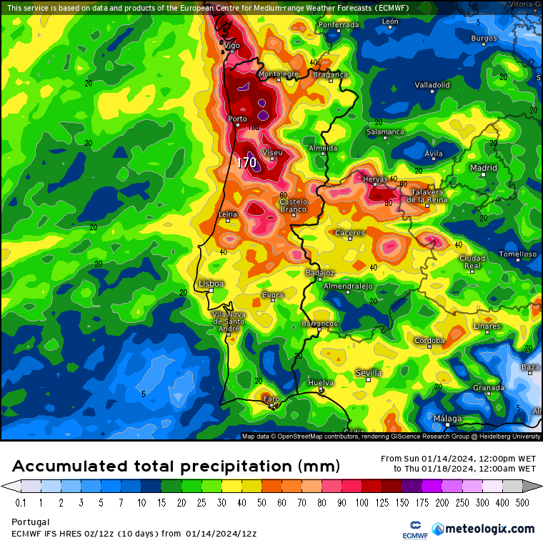 Tempestade Irene - Chuva